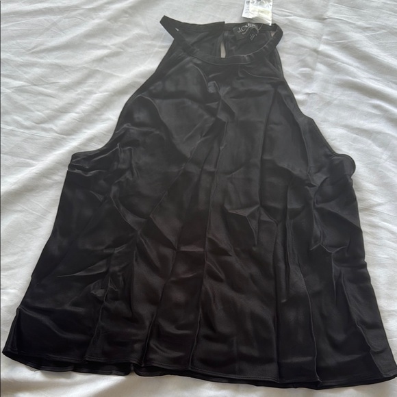 J Crew Collection Amber top in luster crepe Black - Picture 3 of 6